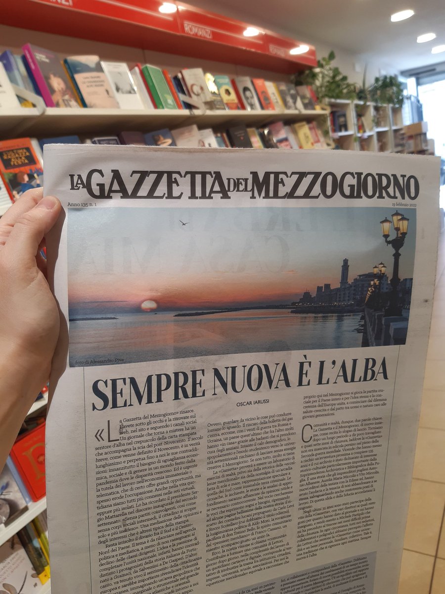Bentornata <a href="/LaGazzettaWeb/">La Gazzetta del Mezzogiorno</a>!
#gazzettadelmezzogiorno