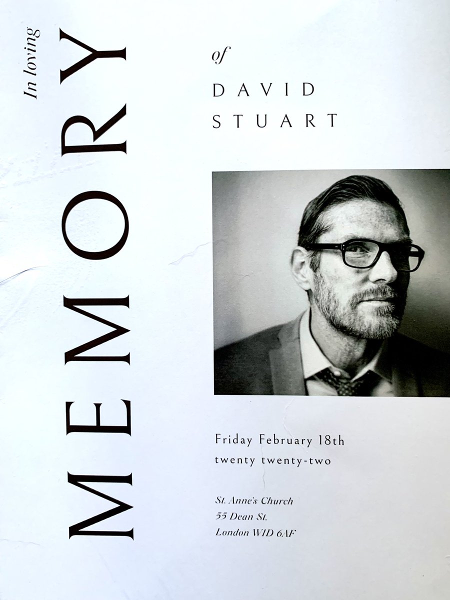 Matthew_Hodson's tweet photo. Yesterday I said goodbye to my friend David Stuart. 
Remember in Power. https://t.co/TxSdH9zqXP