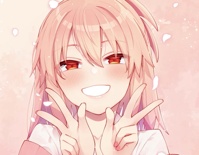 メロンブックスさんのタペストリーも描けた ٩( 'ω' )و
 #桜井さんは気づいてほしい 