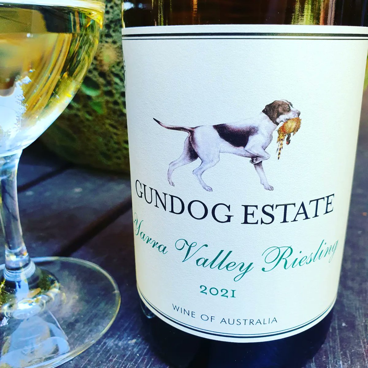 Gundog Estate Estate Yarra Valley Riesling 2021

Love Gundog Estate. Producing the good stuff in <a href="/huntervalley/">Hunter Valley NSW</a> &amp; <a href="/canberrawines/">Canberra Wines</a> &amp; now @yarravalleywine. Might have even had one last year too!   #drinkthegoodstuff Brett 🍷🍷🍷🍷🍷

<a href="/GundogEstate/">Matt Burton</a> <a href="/WineYarraValley/">Wine Yarra Valley</a> <a href="/winewankers/">The Wine Wankers 🍾🤛🎉🥂</a>
