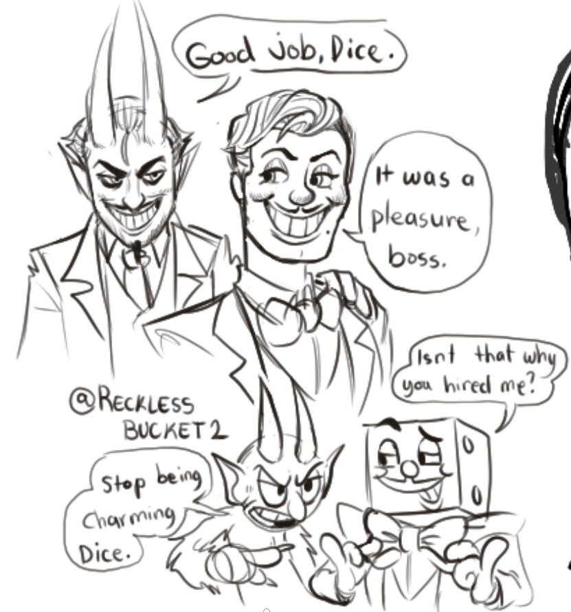 Human! King dice and Devil