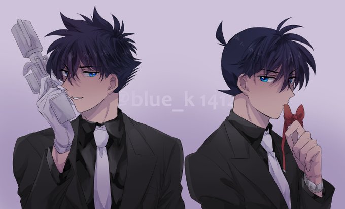 黒スーツのtwitterイラスト検索結果