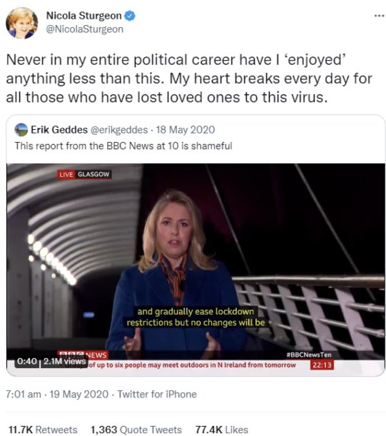 greg_curious's tweet photo. @Daily_Record Hey @Daily_Record :
This was the start of the @ScotGovFM led #Cybernat pile on of @BBCsarahsmith :
Stop spinning #Nationalist BS. https://t.co/lvTfINJoXX