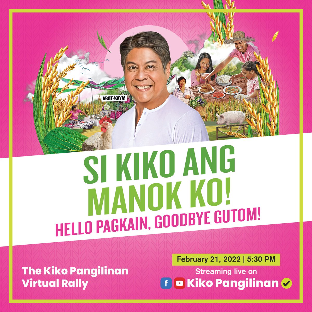 thewronghuwan's tweet photo. Kay @kikopangilinan lang talaga ako umaasa na makatulong para mabigyan ng desenteng pagkain sa mesa ang pamilyang Pilipino.
#KikoForVP
#AngatBuhayLahat
#PinkPath https://t.co/ubPRZWAQrp