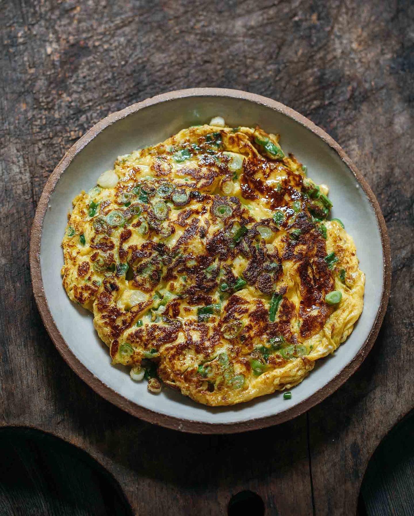 Adam Liaw on Twitter "Tonight’s dinner. Spring onion omelette