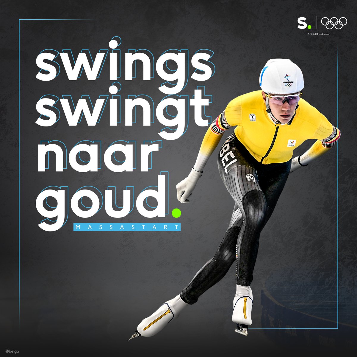 sporza's tweet image. 🥇 GOUD!

Bart Swings maakt zijn olympische droom waar en wint de massastart op de Winterspelen. 

Het is de 2e Belgische medaille in Peking. 

#SpeedSkating
#Beijing2022 

sporza.be/nl/wedstrijden…