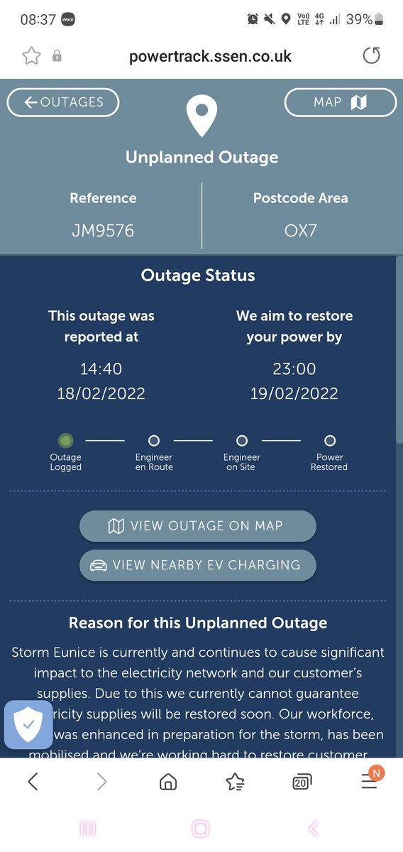 Hey <a href="/ssencommunity/">Scottish and Southern Electricity Networks</a> we have been out since about 1/2pm yesterday and still not an engineer on route, is there any hope of getting power back today?