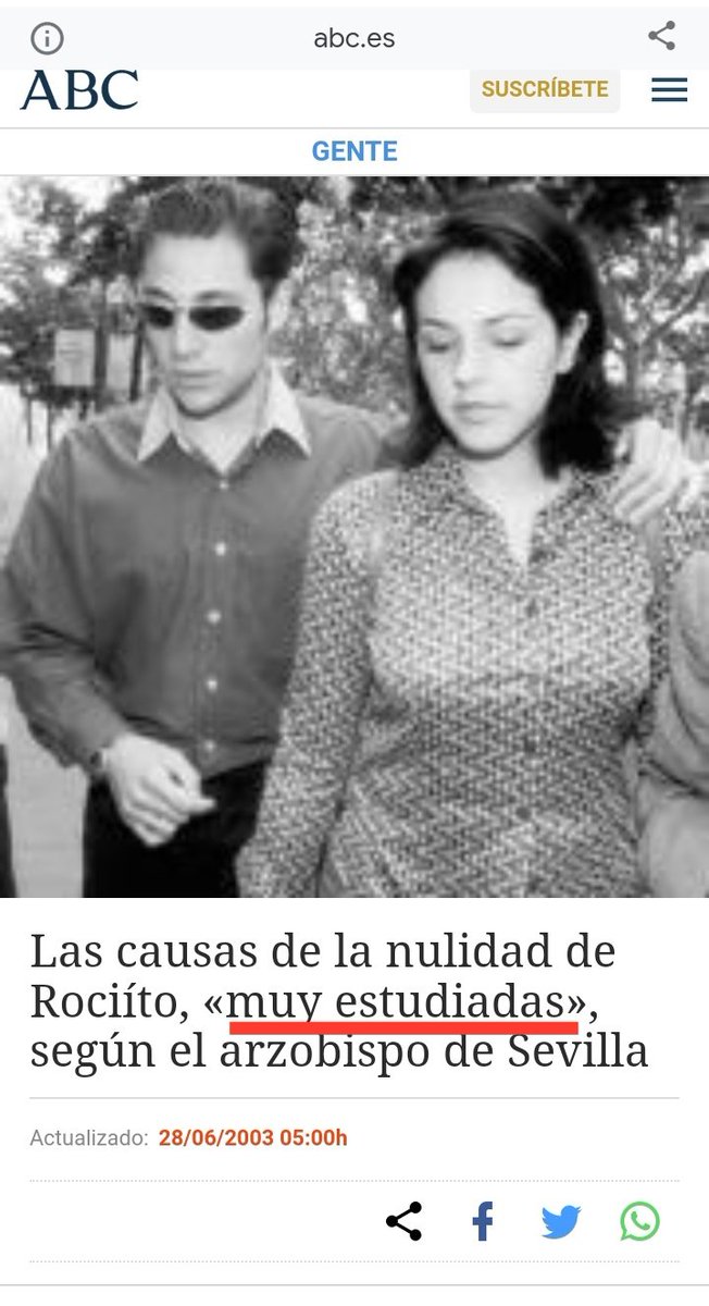 DefensorEspect's tweet photo. @salvameoficial Vaya aburrimiento lo de ayer. En 2003 fue el cotilleo del año. Que todos en parte mintieron y llevaban un guión "estudiado" para conseguir la nulidad que pedía la niña. ¡Menuda novedad!😂😂😂 https://t.co/fsHZAJ3Kk5