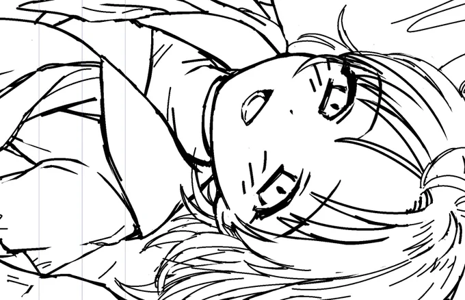 かわいい顔が描けた 