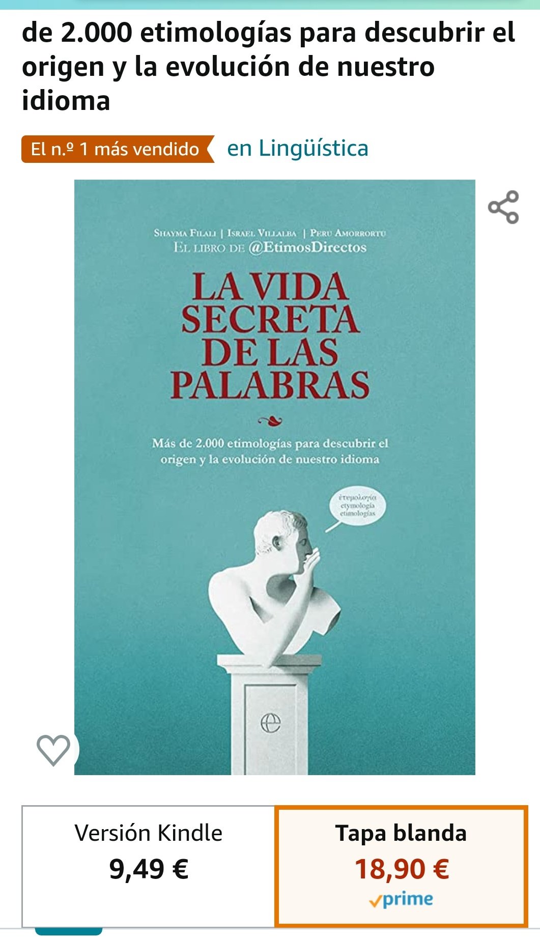 Incienso Saca la aseguranza Influyente Etimologías on Twitter: "Gracias a todos por el apoyo. Parece que de momento el libro LA VIDA SECRETA DE LAS PALABRAS está teniendo buena acogida. Hoy es el número 1 en lingüística Incienso Saca la aseguranza Influyente Etimologías on Twitter: "Gracias a todos por el apoyo. Parece que de momento el libro LA VIDA SECRETA DE LAS PALABRAS está teniendo buena acogida. Hoy es el número 1 en lingüística