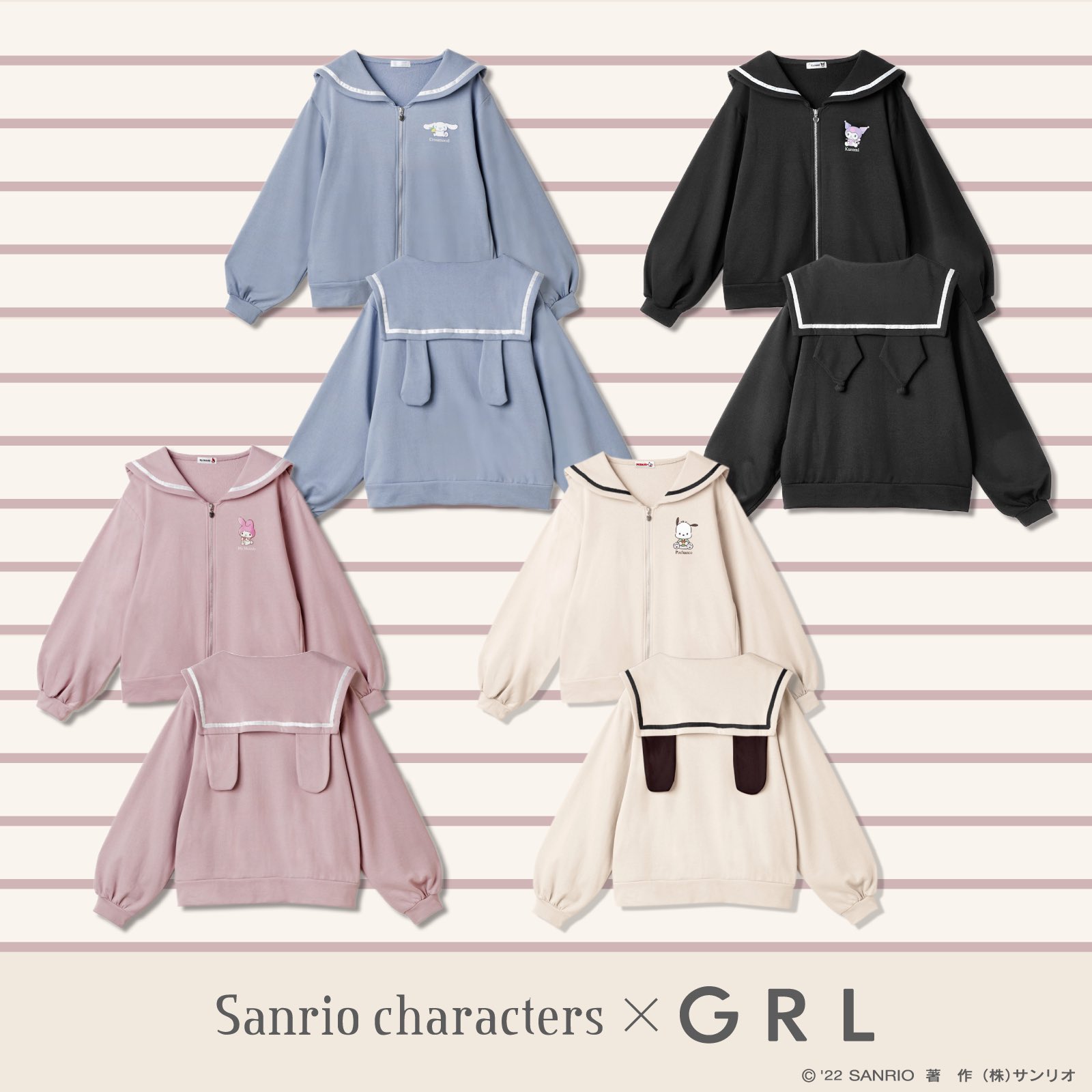 ペルソナ5 モルガナ なりきりボア パーカー GRL グレイル コラボ HELLO