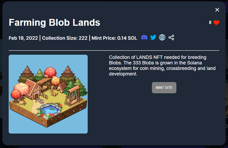 Farming Blob | LANDS MINT NOW tweet media