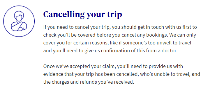 alibrown18's tweet photo. @axainsurance @coverwise Nice Catch 22 you got here. I need to know whether we're covered for all of a weekend trip having had trains cancelled yesterday, or whether to make alternative arrangements. But I can't check in advance as you require because you're closed weekends! https://t.co/h3iKDbeepM