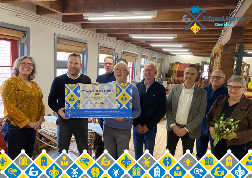 HetOversticht's tweet photo. Geweldig! Het Tapijtmuseum in Genemuiden is de winnaar is de categorie Vakmensen gezocht! van Erfgoed Sterren 2021. Gefeliciteerd! #Erfgoedsterren #prijsuitreiking https://t.co/KXSr8pgoeg https://t.co/nA2PTXH8j8
