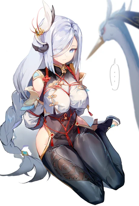 留雲借風真君「この結び方じゃないのか…」 #原神 