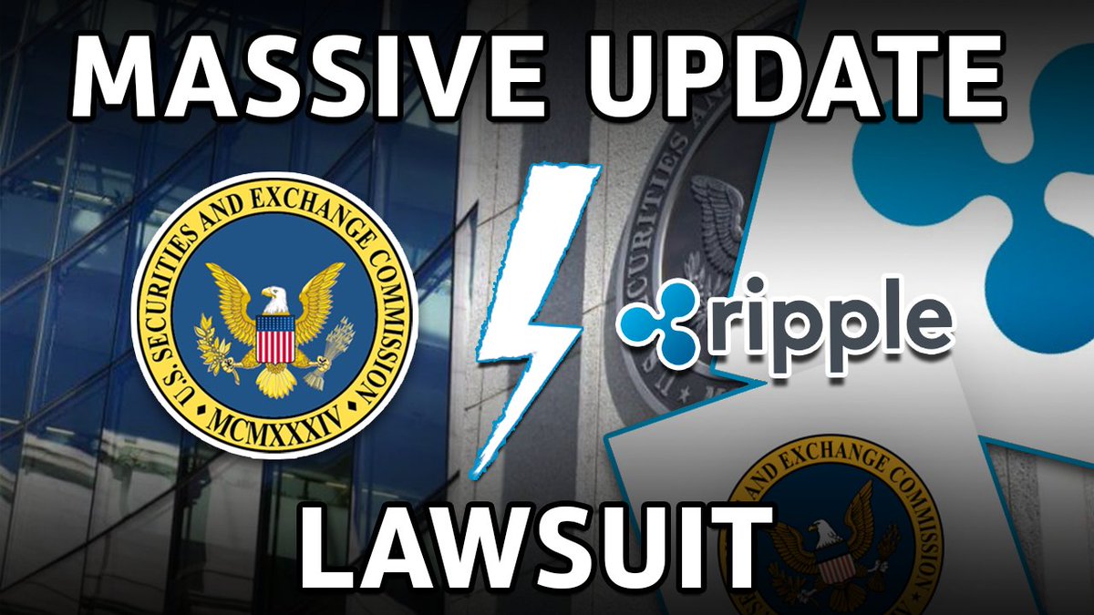 Ripple #XRP News - BREAKING NEWS! MASSIVE UPDATE IN THE RIPPLE VS SEC LAWSUIT! 

CLARITY IS COMING! 🚀🚀🚀

Video Below
youtu.be/XA8Uk0hddlo