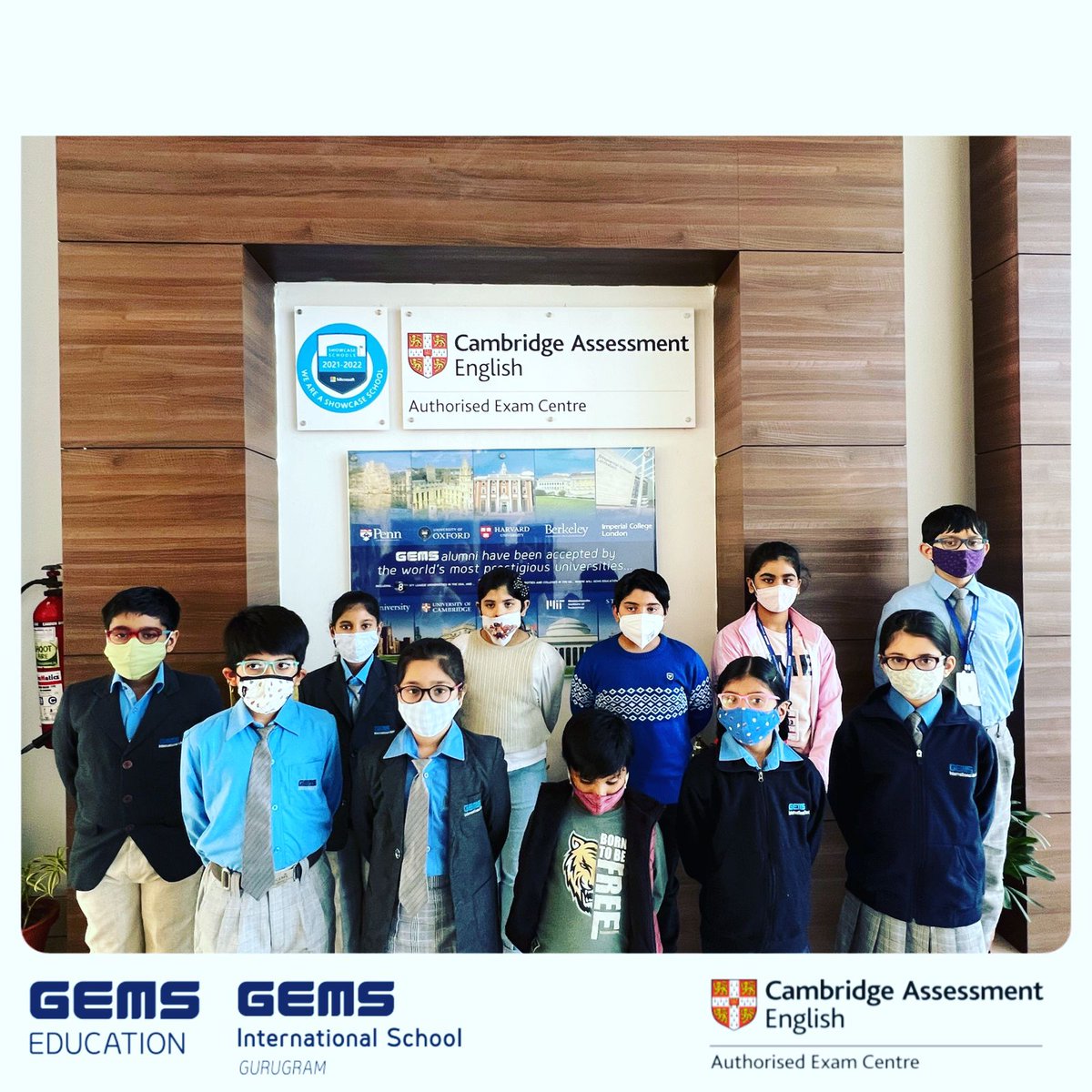 GMSgurugram's tweet photo. All big things have small beginnings! Congratulations to our first batch of candidates for taking the Cambridge Assesments English! The journey of learning with fun continues..
#cambridgeassessmentenglish #assesments #englishlanguage #gemsinternationalschoolgurgaon #gisgurgaon https://t.co/f55Wk70EZG