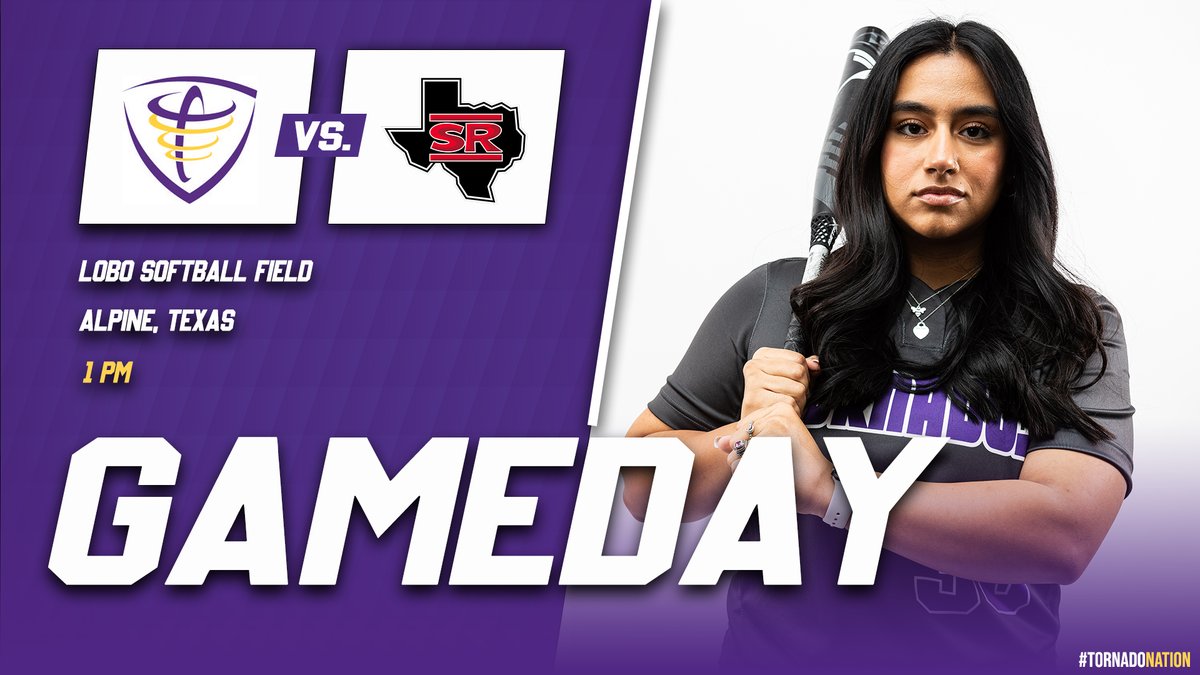 GAMEDAY!

Softball goes for the series win in the finale against Sul Ross State today.
📍: Lobo Softball Field
🕛: 12 p.m.
#TornadoNation