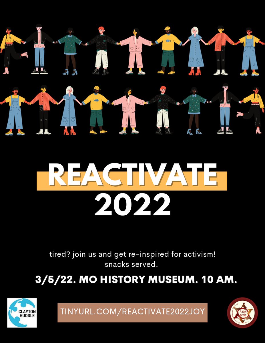 ARedCircleNP's tweet photo. Join us March 5th! Check out "Reactivate 2022: The Joy of Activisim" on Eventbrite!

Date: Sat, Mar 5 • 10:00 AM CST

Location: 5700 Lindell Boulevard, St. Louis, MO 63112

https://t.co/S0bHZeCpmp https://t.co/GSgSOlfAMW