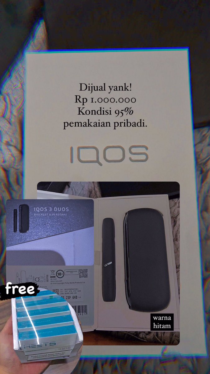 tututmh's tweet photo. tumbasno gawe ayangmu rek.
murah tapi like a new lo iki 🤭 

#dijual #iqos #iqos3 #surabaya https://t.co/YBdbgt9y6T