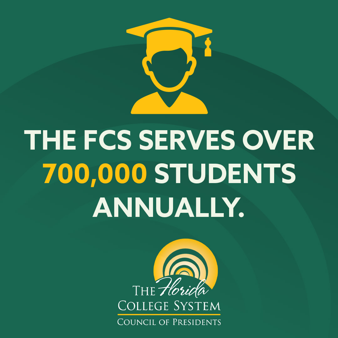 The FCS fast-tracks Florida’s future #workforce, by ensuring that the state’s employers have the pipeline of workforce talent they need, as they need it, at a price point that is accessible to all Floridians. #FundFLColleges #EducateEmpowerExcel