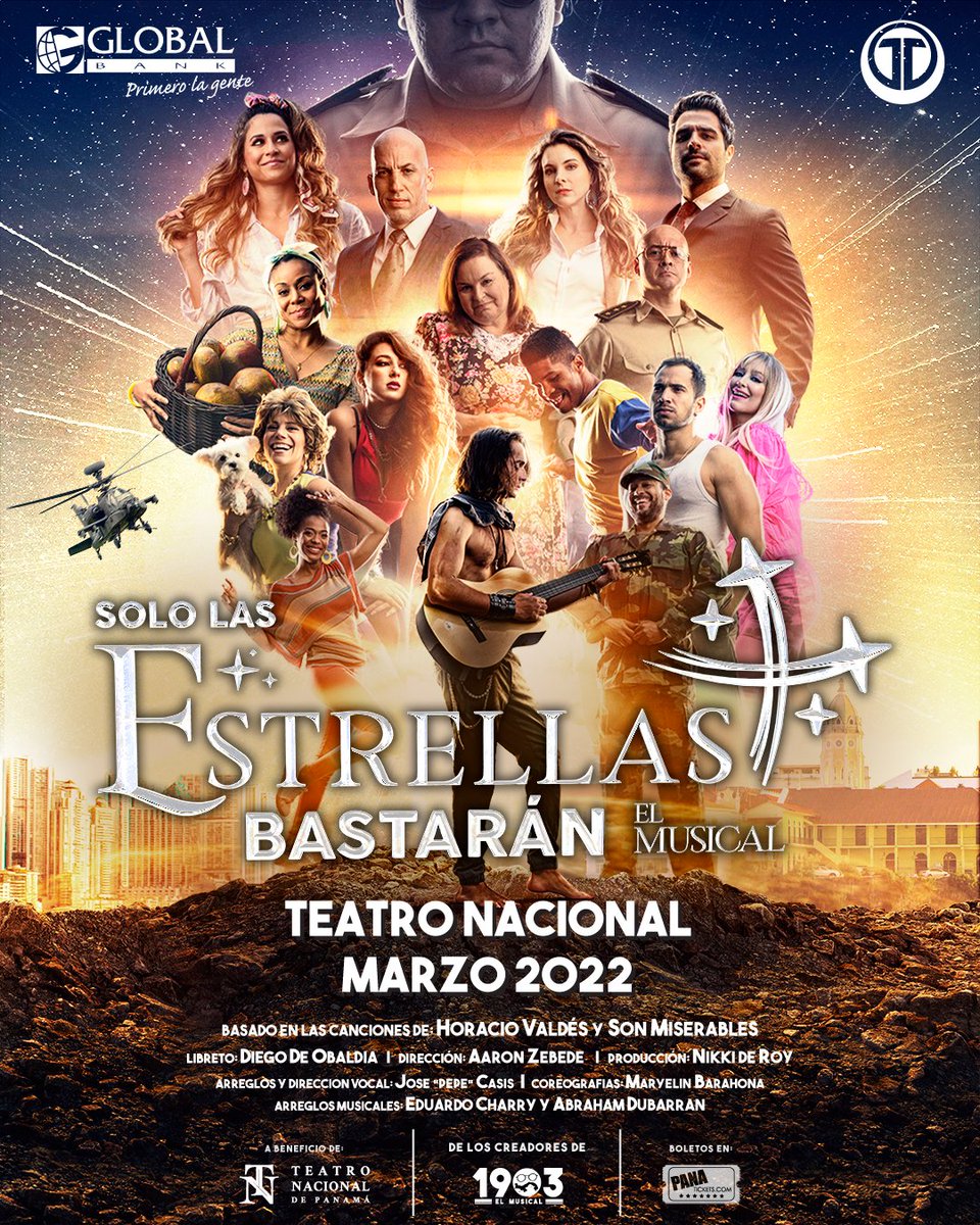 De los Creadores de 1903: El Musical, llega una nueva historia original ambientada en los tiempos de la dictadura (1989), contando y cantando otro episodio de nuestra historia con canciones clásicas y nuevas de Horacio Valdes (Q.E.P.D.) y Son Miserables. 

#TeLevantaré