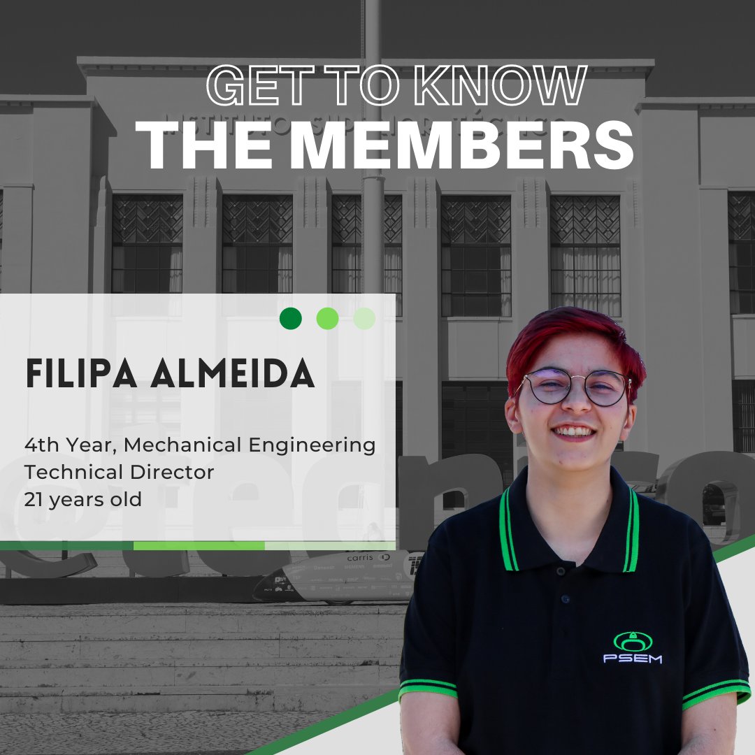 What is/was the biggest challenge since you joined PSEM?

Bruno: Lead, first a department and then the team.

Eduarda: Keep track of everything and come up with creative ideas.

Filipa: Being a part of the board and all the logistics/preparation that involved the Navarre race.