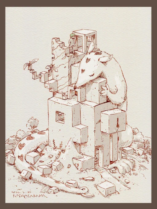 "Voxel art" /「ボクセル・アート」
#Voxel #ボクセル 