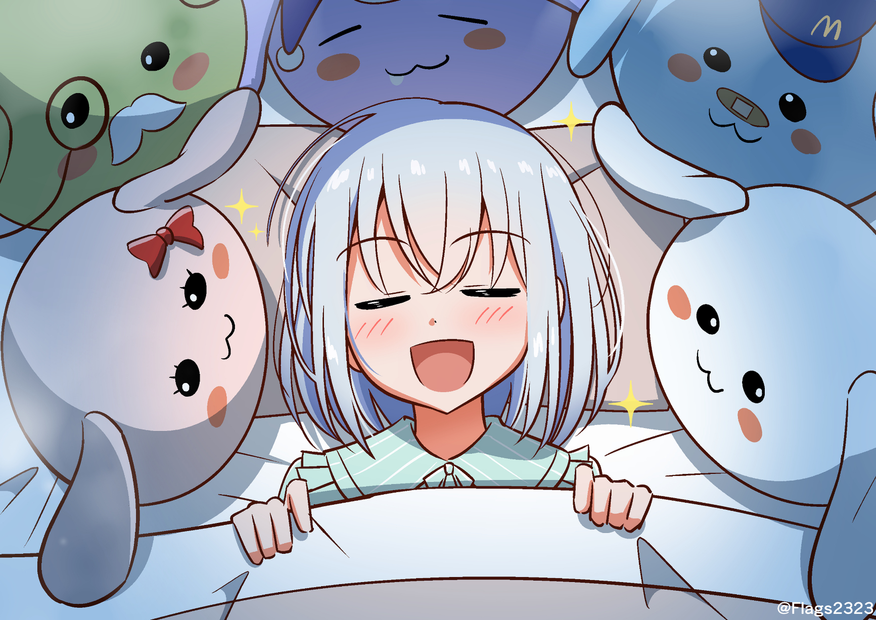 倉田ましろ 和服 キャンバスアート Kurata Mashiro - Illustration Panel - BanG Dream! (倉田