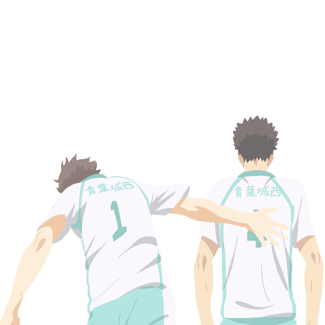 ふるほい 負けた時から 次が始まってんだ イラスト ハイキュー 及川徹 岩泉一 青葉城西 T Co Dtl7awofks Twitter