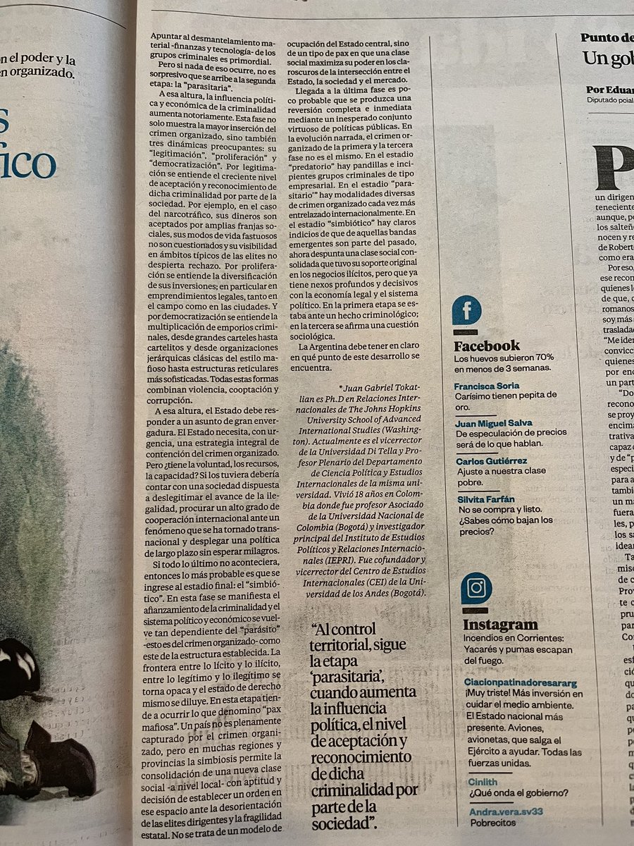 Excelente artículo para pensar donde estamos hoy en la frontera norte argentina