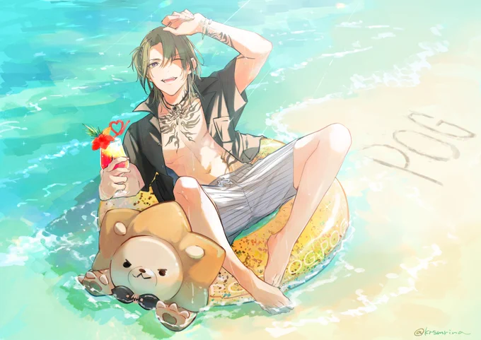 夏のボス ☀️
#drawluca 