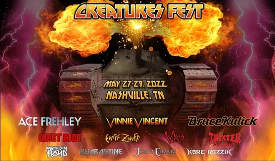AsylumPodNet's tweet photo. @Asylum_Tales is PUMPED to announce that next week's show will feature Jay Jadofsky, promoter for the upcoming @CreaturesFest concert in Nashville, TN!  Join us for a great discussion on @ace_frehley, @brucekulick, #VinnieVincent and all of the artists on the bill! https://t.co/IhUsx32L6F