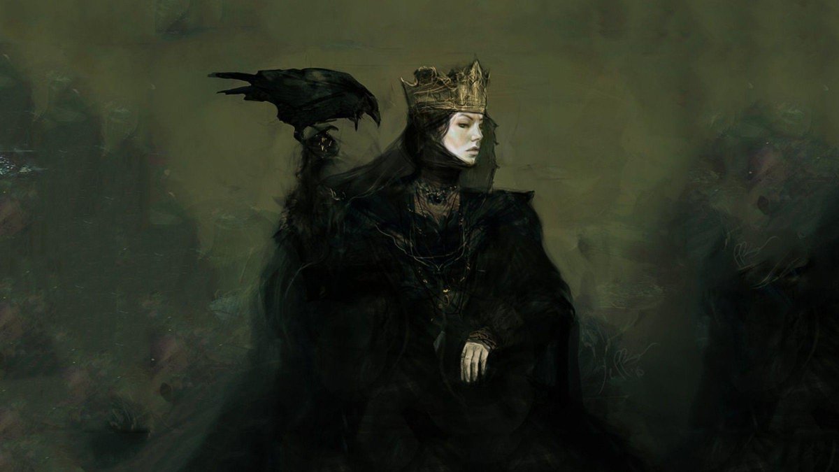 Король печаль. Злая Королева Равенна. Король фэнтези. Темный Король арт.