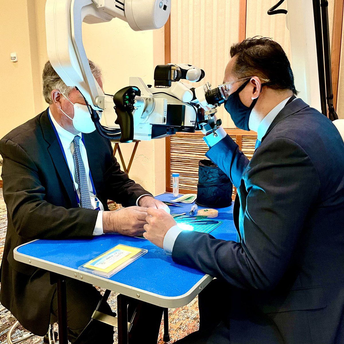 MitakaUSA's tweet photo. Ready for another day at the @NASBSorg. Come by our booth 104 to check out the MM90 microscope. The microscope with MORE! #NASBS2022 #NASBS #MitakaUSA https://t.co/FA20j3enO2