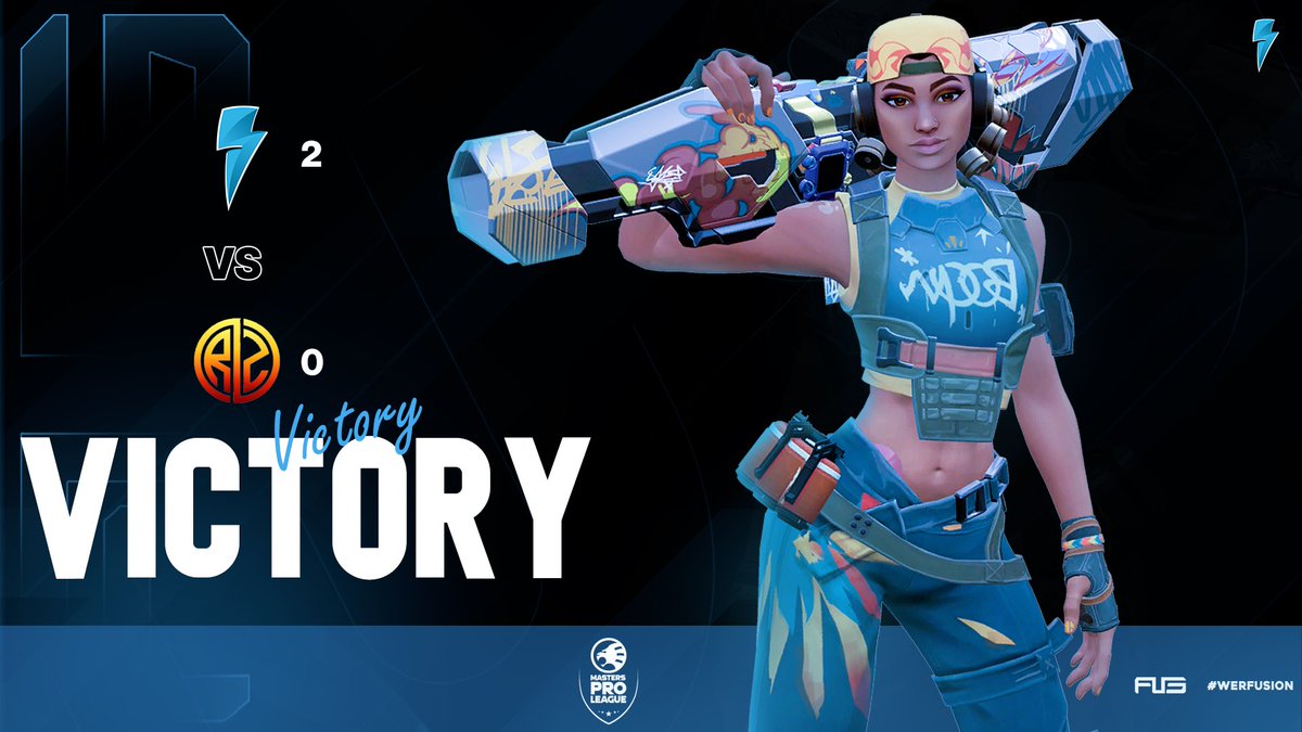 Late Victory post ! 
We take a step closer to the trophy by winning this upper quarterfinals against Raionzu esports with a 2-0 (13-2 / 13-4) props to the players for the insane performances, Straight to the upper semifinals later today ! #FFisFEARFUSION #WERFUSION