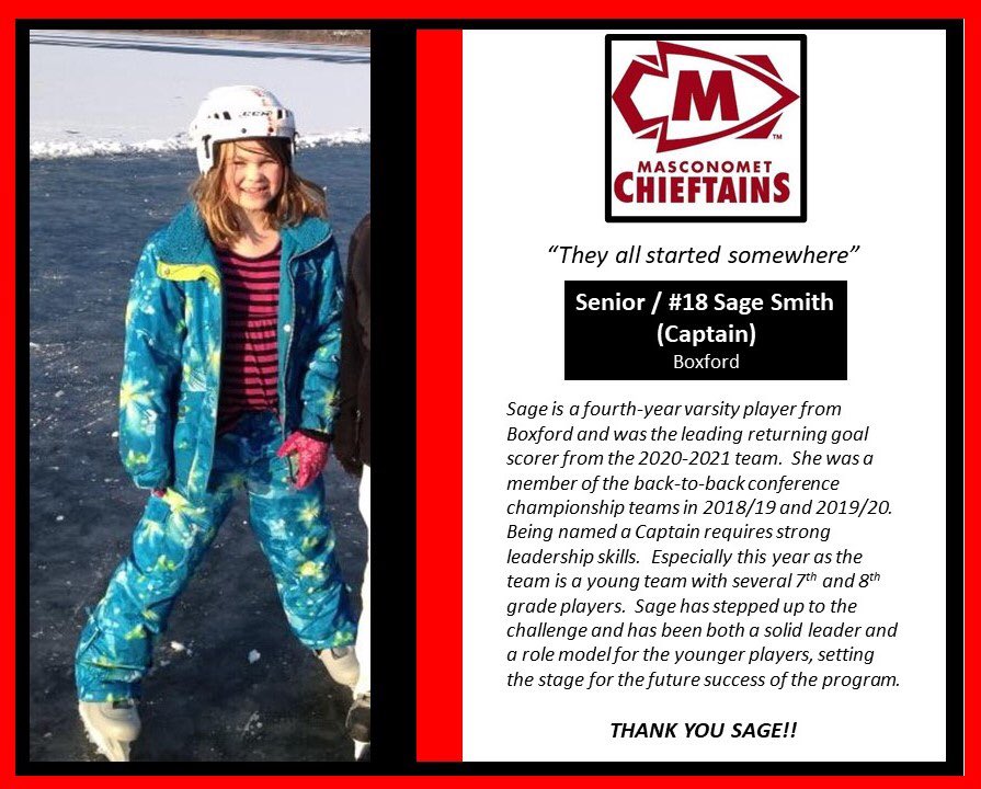 Senior Salute!  Next senior up for recognition is forward Sage Smith! <a href="/CoachSugar19/">Ryan Sugar</a>