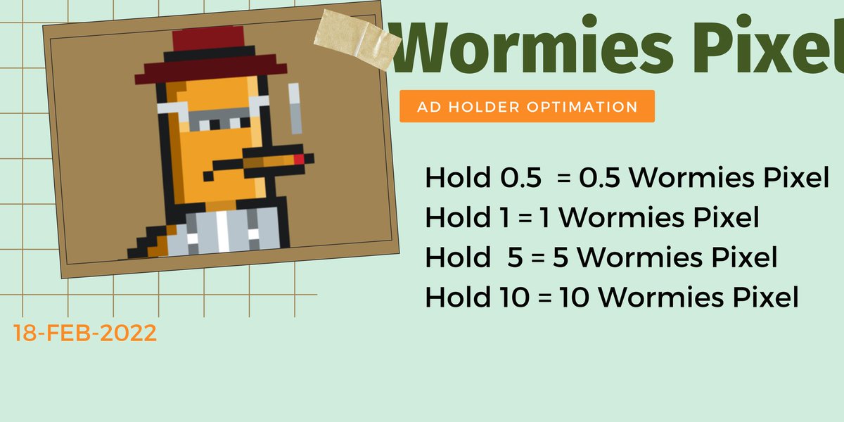 WormiesPixel NFT tweet media