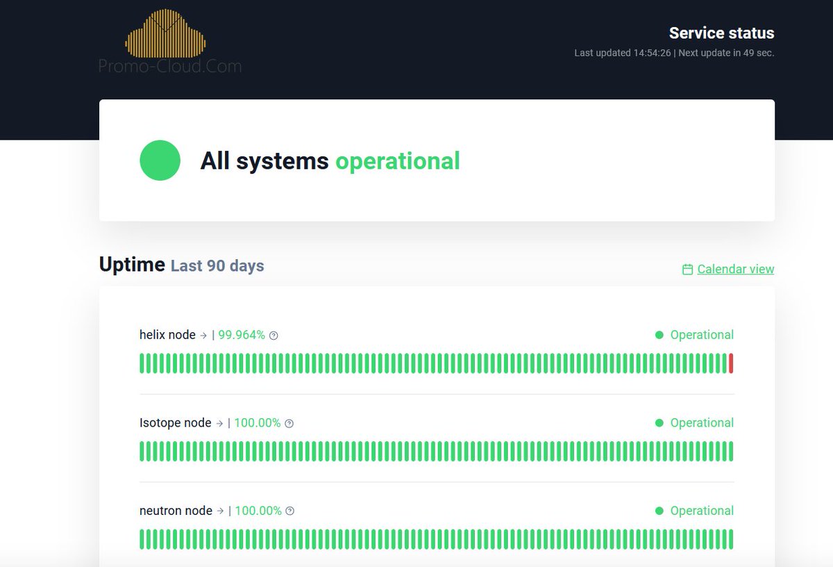 Happy to report, all systems stable.