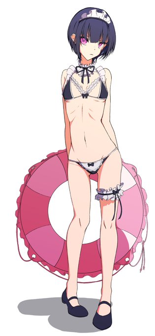 #くそ寒いので水着絵を貼る 