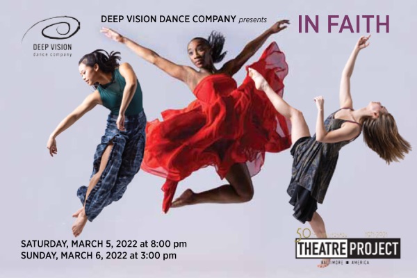 DeepVisionDance's tweet image. Don't Miss Out! Promo Expires Soon for Deep Vision's Premiere of "In Faith."  Use code IFEB for $5 off your ticket.  Purchase tickets at theatreproject.ticketspice.com/in-faith.  Photo by Jonathan Hsu. - mailchi.mp/7283bb624c8b/d…