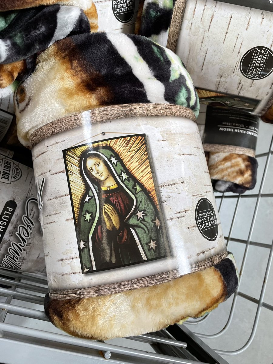 JasonCross13's tweet photo. @MensHumor Don’t forget Mary and Walmart. Throw blanket on sale for $3. What a bargain! https://t.co/8I6mAvqSAg