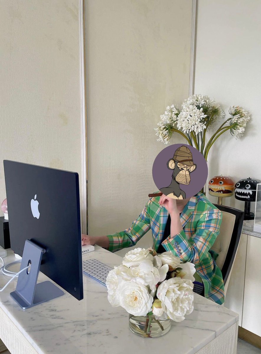 working everyday as an ape. <a href="/BoredApeYC/">Bored Ape Yacht Club 🍌</a>