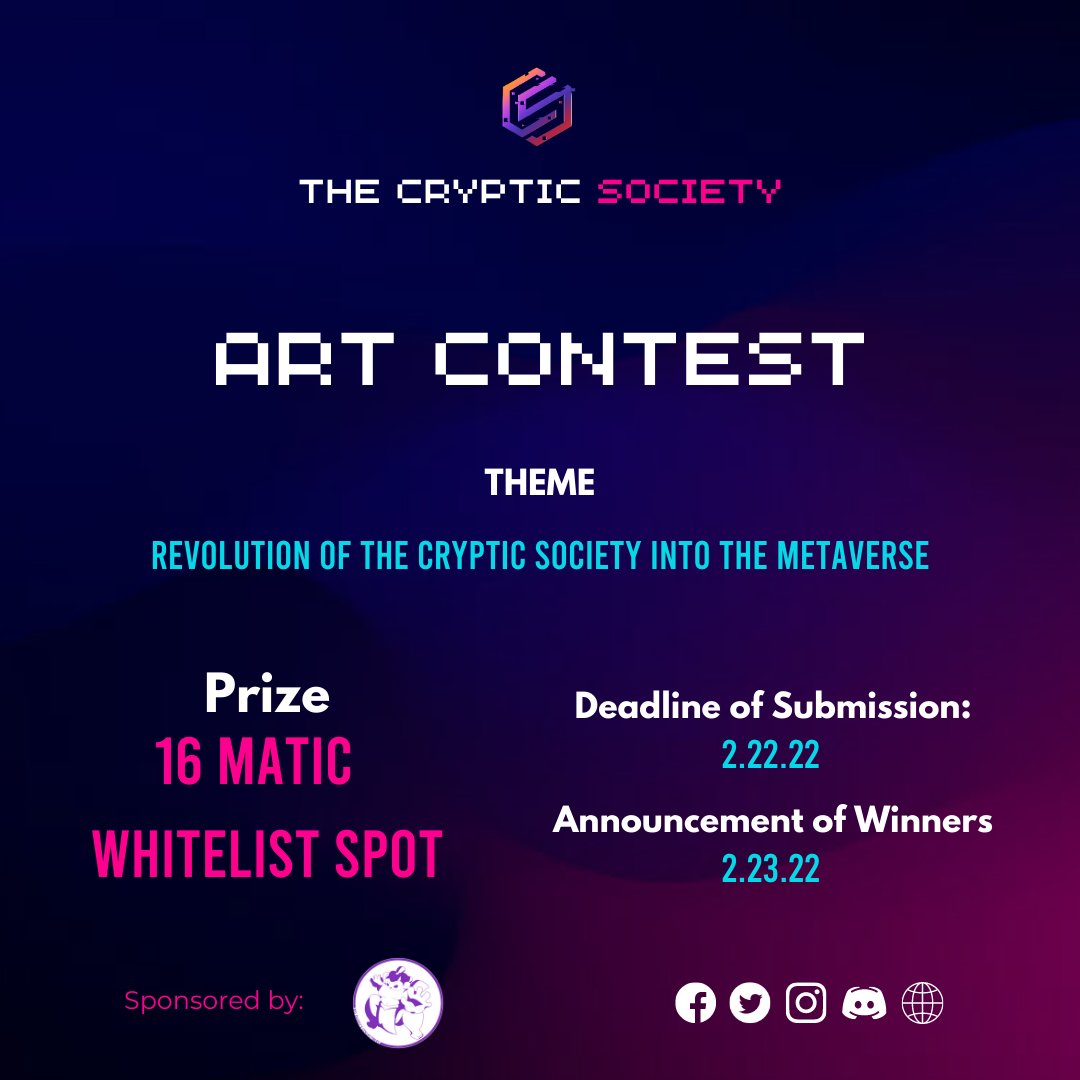 The Cryptic Society | MINTING NOW tweet media
