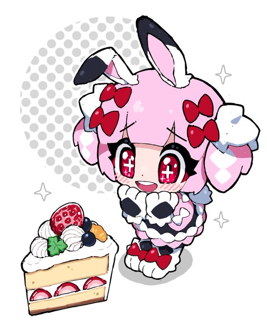 「animal ears strawberry shortcake」 illustration images(Oldest)