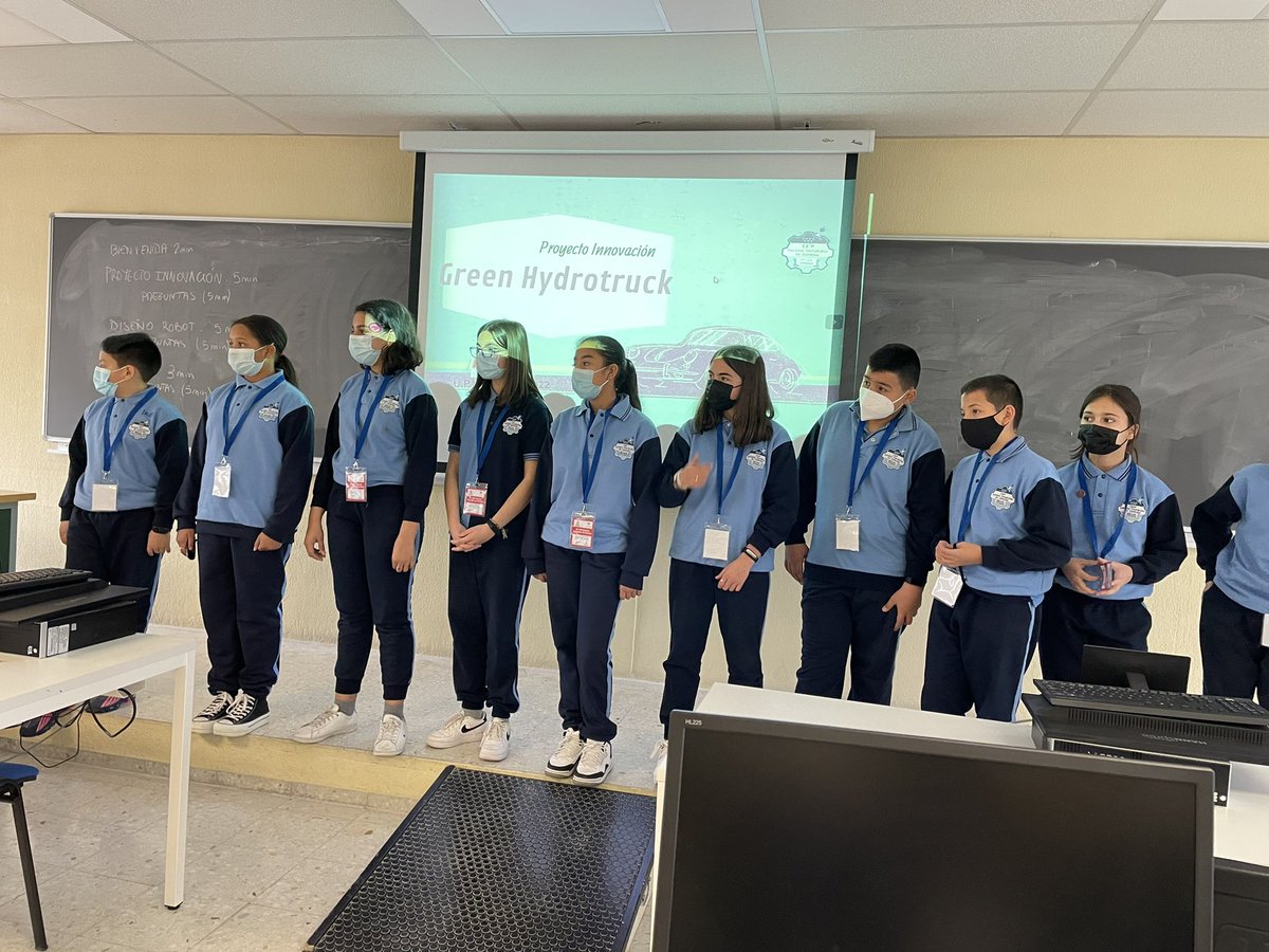 ceipgonzalo's tweet image. Nuestro equipazo ya ha presentado su proyecto sobre H2 y lo han hecho fabulosamente  #fllmadridupm @FLLSpain @fllmadridUPM #muchomasquerobots #cargoconnect