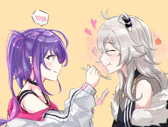今日練習57 獅白ぼたん x 常闇トワ てぇてぇ !!
 ( (≧▽≦)(≧▽≦))
#ししらーと #TOWART #ししトワ 