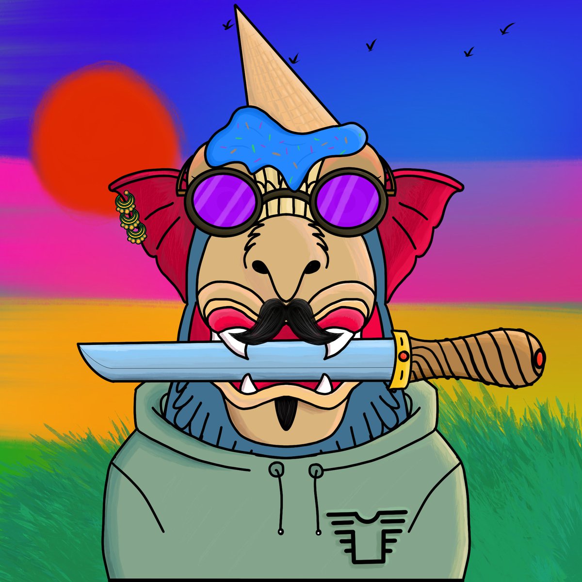 ACrazyBeastNFT's tweet photo. A Crazy Beast #233 has just been sold for 0.02 S◎L at Magic Eden! #SolanaNFTs #NFTSale https://t.co/13KF79RGCk