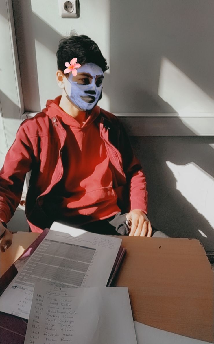 Arkadışımızın maskesi çok güzel oldu bayıldım #maske