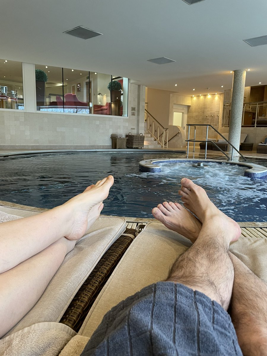 Can’t think of a better way to ride out the storm and celebrate our 12th wedding anniversary at the beautiful and relaxing Aquarius Spa <a href="/Whatley_Manor/">Whatley Manor</a>